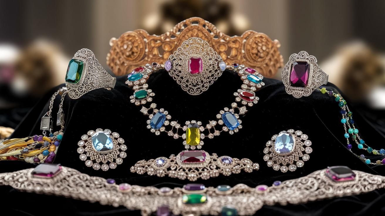 Biżuteria z kamieniami szlachetnymi w stylu vintage - Zmysłowe Piękno Przeszłości