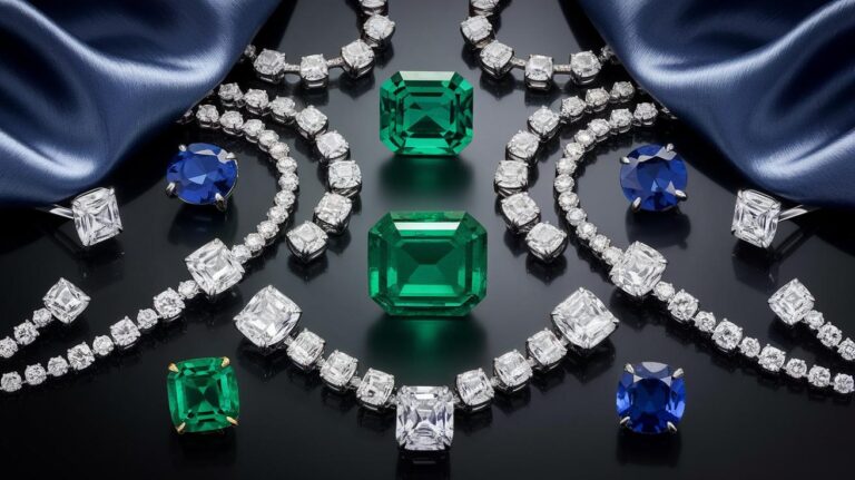 Biżuteria z kamieniami szlachetnymi w sztuce – inspiracje i przykłady